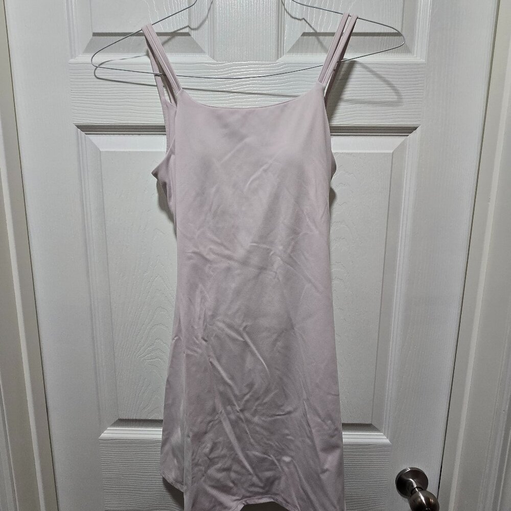 Halara Womens Workout Dress M Pink Pickleball Tennis Golf Gym Strappy